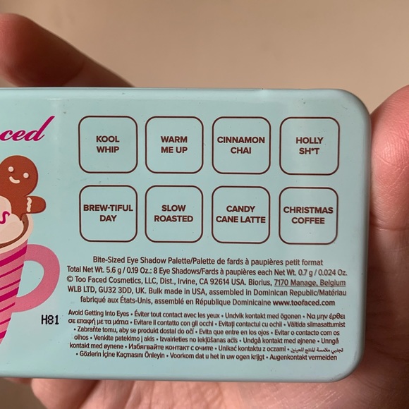 HOST PICK! Too Faced Christmas coffee mini eyeshadow palette - Picture 3 of 8